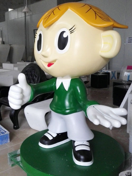 玻璃鋼卡通小人雕塑