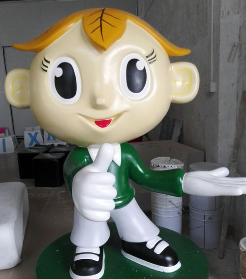 玻璃鋼卡通小人雕塑