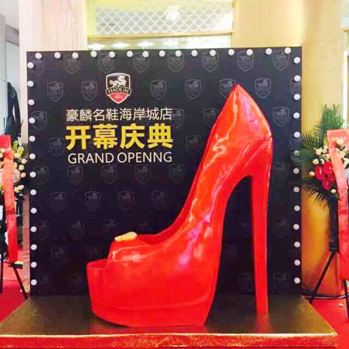 玻璃鋼仿真高跟鞋雕塑 玻璃鋼仿真高跟鞋雕塑