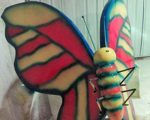 玻璃鋼景觀雕塑蝴蝶 玻璃鋼景觀雕塑蝴蝶