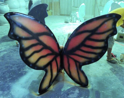 玻璃鋼景觀雕塑蝴蝶 玻璃鋼景觀雕塑蝴蝶