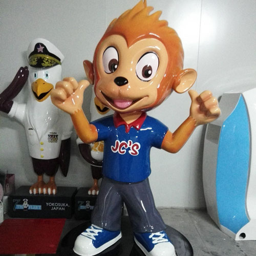 玻璃鋼卡通猴子雕塑 玻璃鋼卡通猴子雕塑