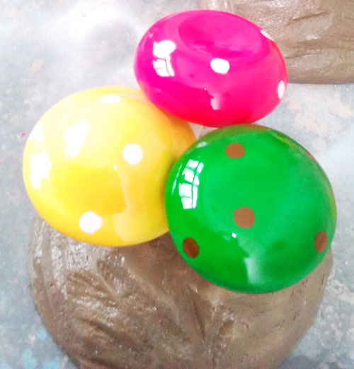 玻璃鋼卡通蘑菇雕塑