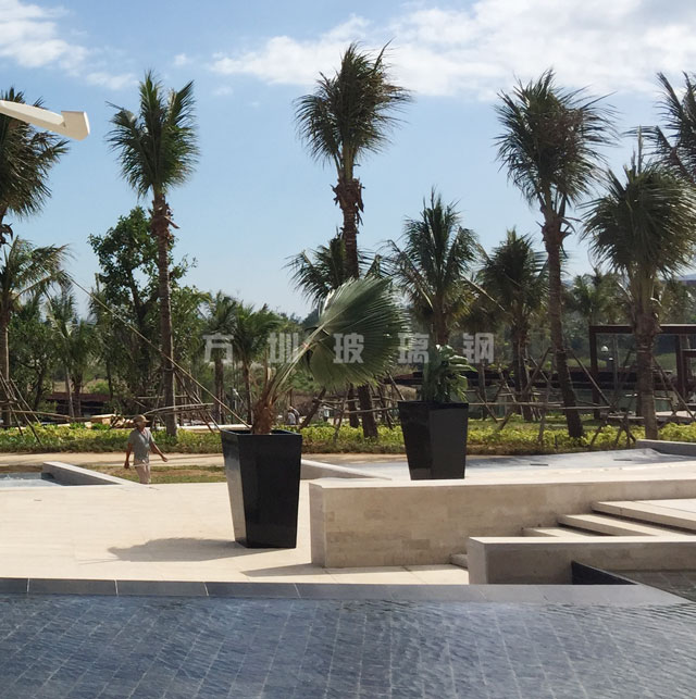 玻璃鋼方形花盆 玻璃鋼方形花盆