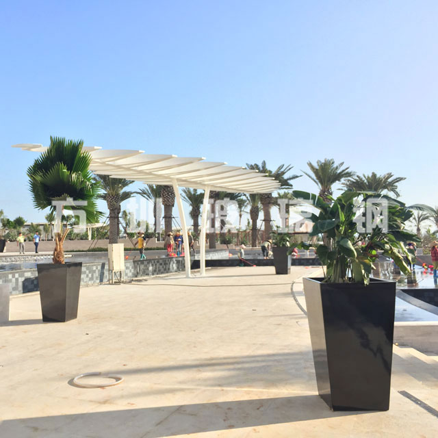 玻璃鋼方形花盆