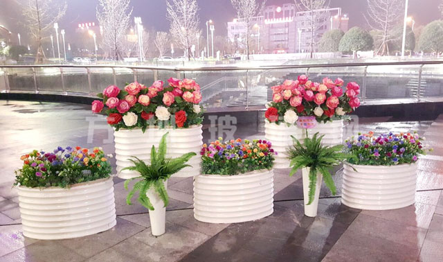 玻璃鋼戶外創(chuàng)意花盆 玻璃鋼戶外創(chuàng)意花盆