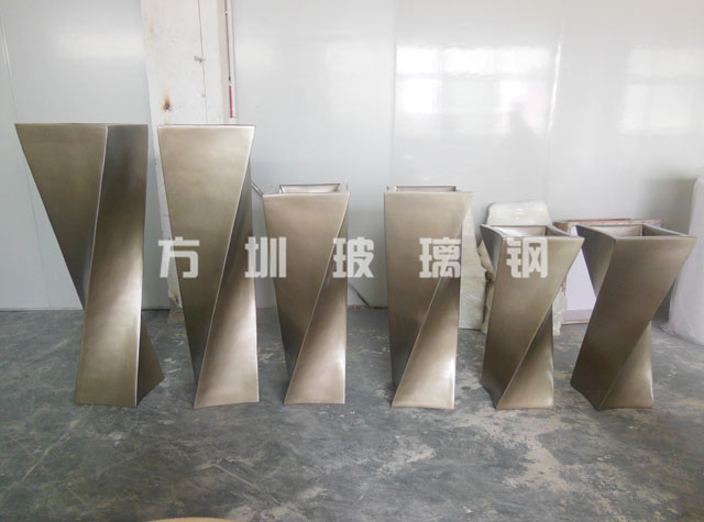 玻璃鋼扭曲花盆 玻璃鋼扭曲花盆