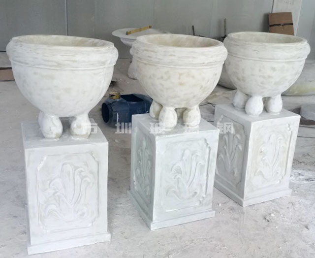 玻璃鋼仿砂巖花盆 玻璃鋼仿砂巖花盆