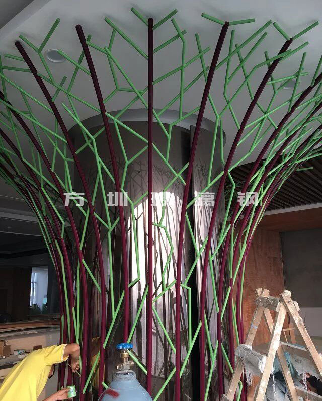 不銹鋼造型樹雕塑 不銹鋼造型樹雕塑