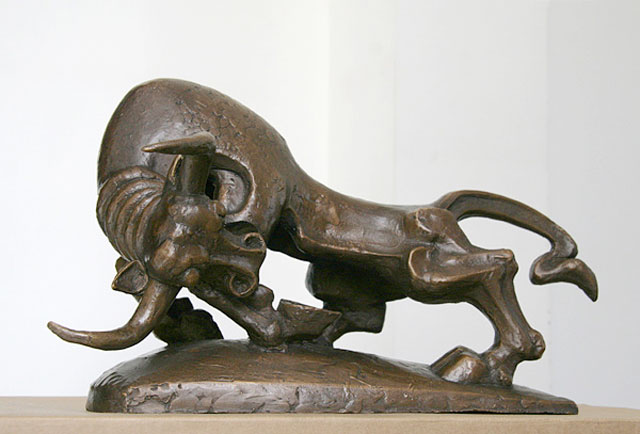 曾成鋼動物雕塑植入了藝術情感