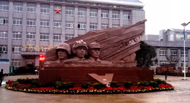 抗戰主題雕塑軍人的時代精神