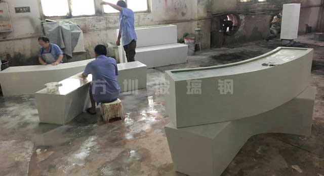 戶外玻璃鋼公共休閑椅 戶外玻璃鋼公共休閑椅