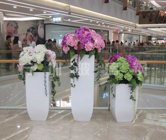 玻璃鋼美陳組合花盆 玻璃鋼美陳組合花盆