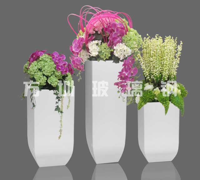 玻璃鋼美陳組合花盆 玻璃鋼美陳組合花盆