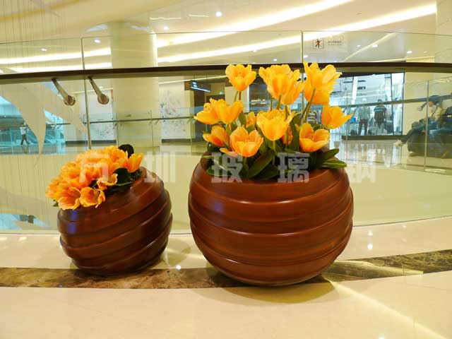 玻璃鋼圓形組合花盆 玻璃鋼圓形組合花盆