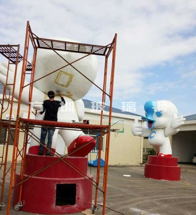 玻璃鋼卡通雕塑“騰騰” 玻璃鋼卡通雕塑“騰騰”