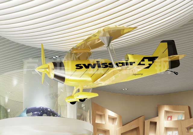 玻璃鋼飛機模型雕塑