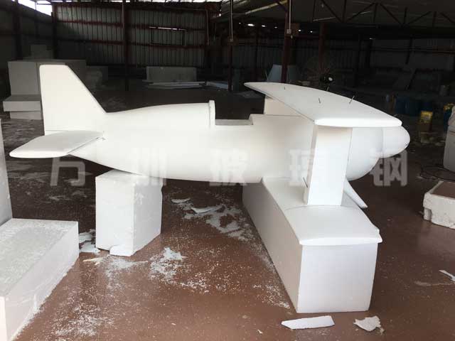 玻璃鋼飛機模型雕塑