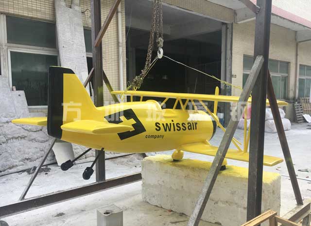 玻璃鋼飛機模型雕塑