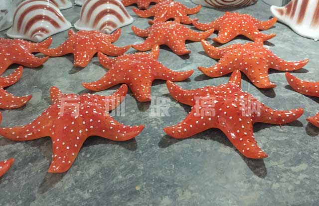 玻璃鋼海星雕塑