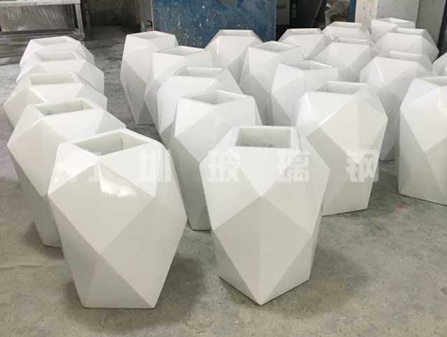 玻璃鋼菱形花盆