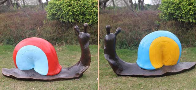 玻璃鋼仿真蝸牛雕塑 玻璃鋼仿真蝸牛雕塑