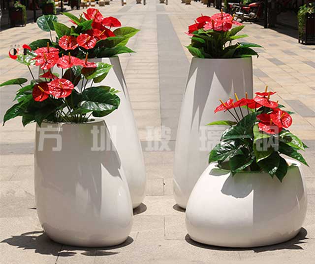 玻璃鋼景觀組合花盆 玻璃鋼景觀組合花盆