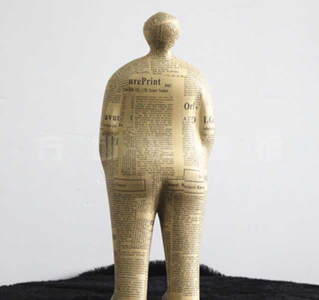 玻璃鋼創意人物雕塑