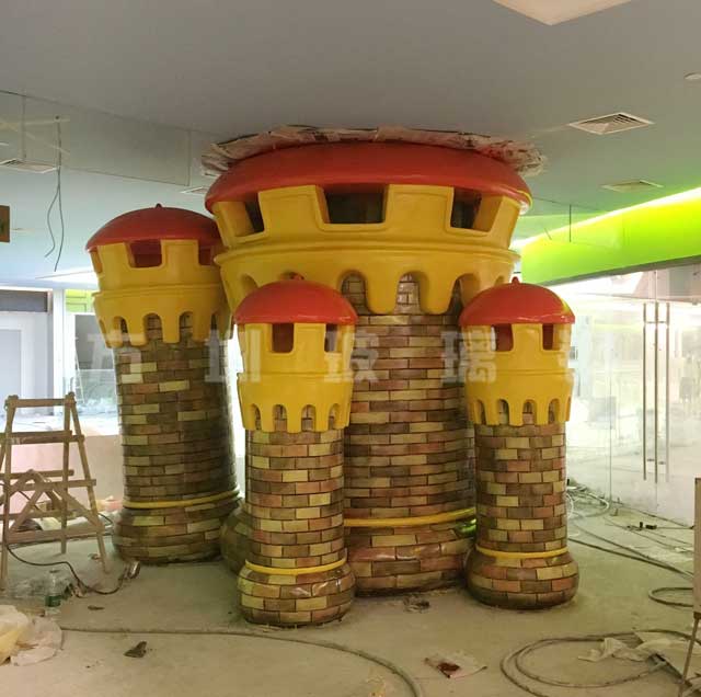 玻璃鋼城堡造型雕塑