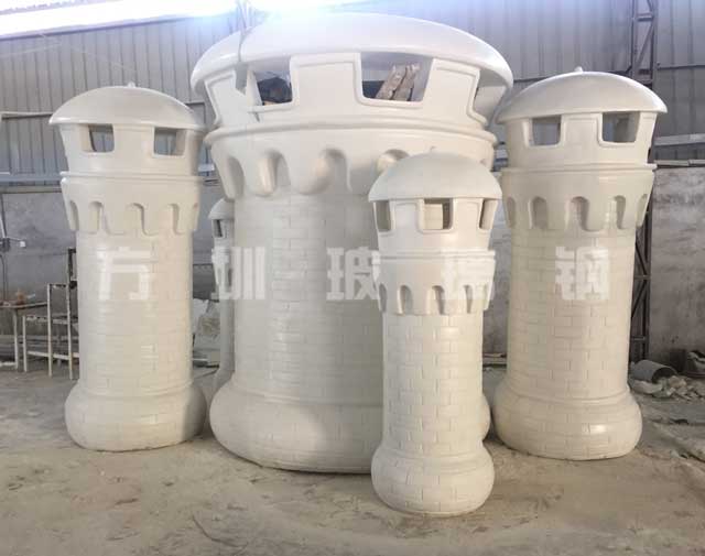 玻璃鋼城堡造型雕塑