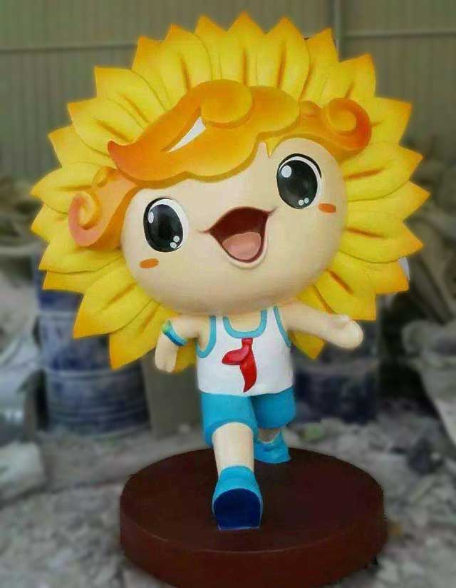 玻璃鋼卡通雕塑向日葵 玻璃鋼卡通雕塑向日葵