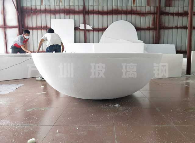 大型玻璃鋼美陳花盆