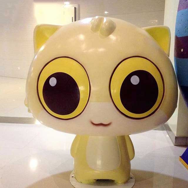 玻璃鋼卡通美陳雕塑 玻璃鋼卡通美陳雕塑