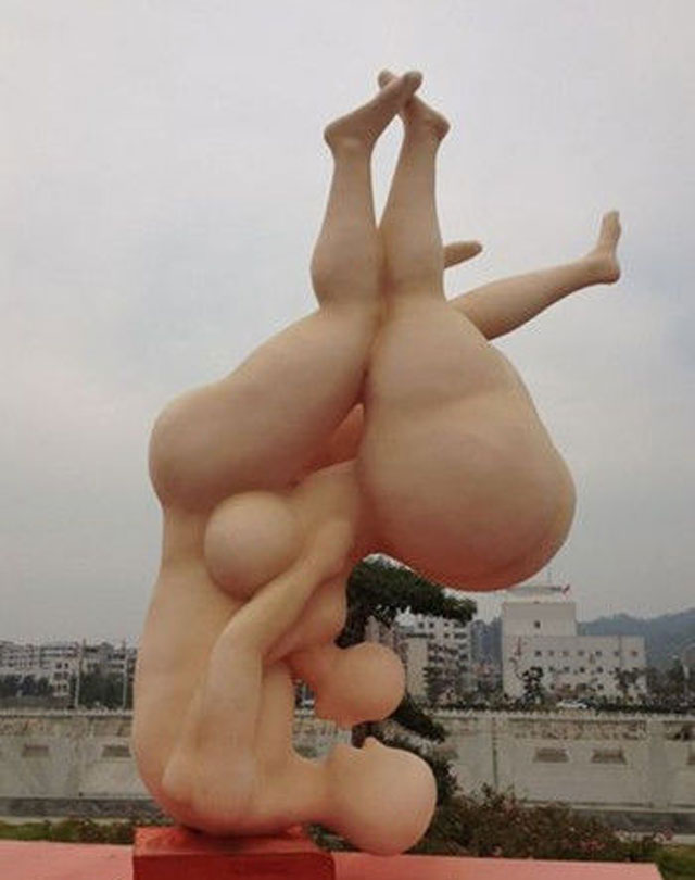 豐乳肥臀雕塑是什么？豐乳肥臀雕塑怎么回事？