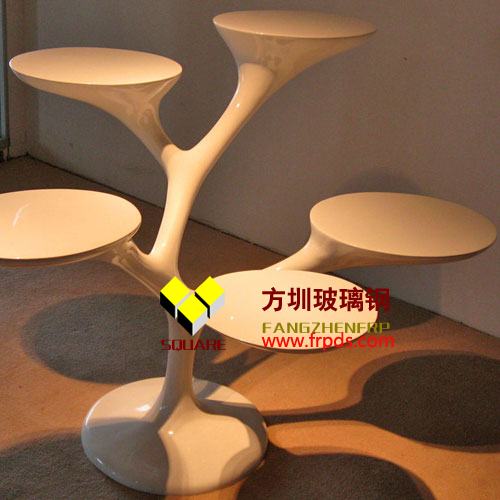 酒吧展廳玻璃鋼吧椅