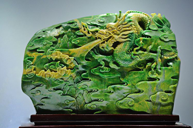 上海翡翠雕刻藝術中心:玉的雕刻