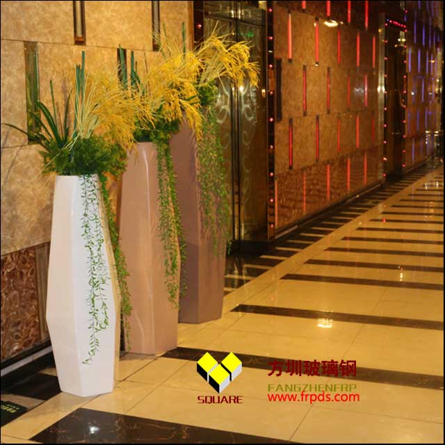 玻璃鋼室內落地式藝術花盆