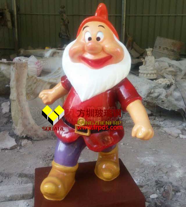 逼真小矮人玻璃鋼雕塑