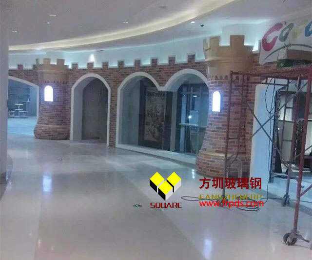 商場(chǎng)城堡玻璃鋼造型裝飾