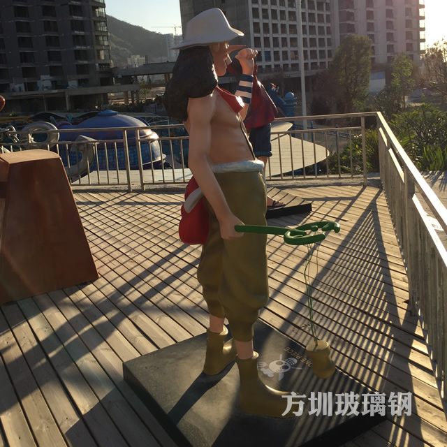 商業形象動漫人物玻璃鋼雕塑