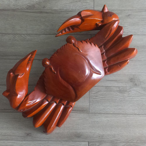 玻璃鋼卡通螃蟹雕塑