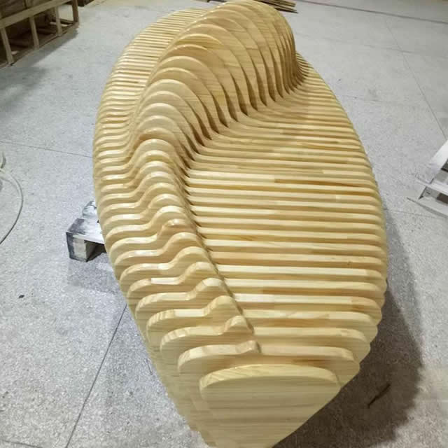 坡度款異形創意切片休閑椅