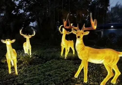 高顏值的景觀發光玻璃鋼雕塑設計