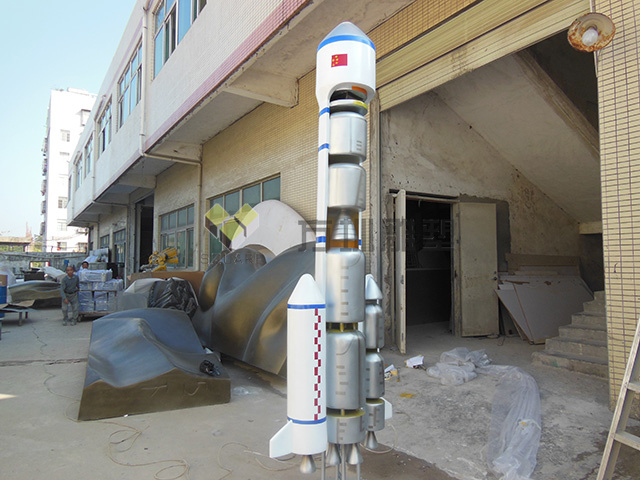 玻璃鋼航空載人火箭模型