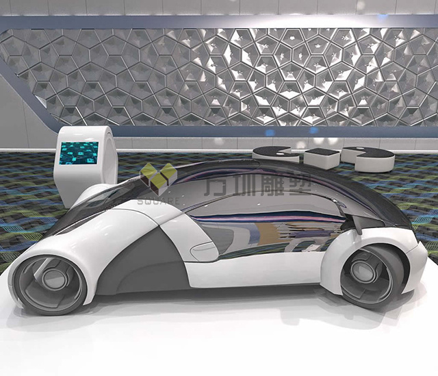 玻璃鋼概念跑車雕塑模型