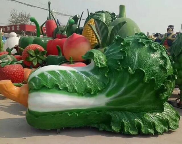 仿真玻璃鋼蔬菜白菜雕塑