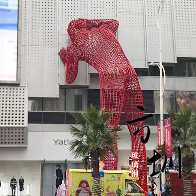 購物商城鐵藝裝飾人物雕塑