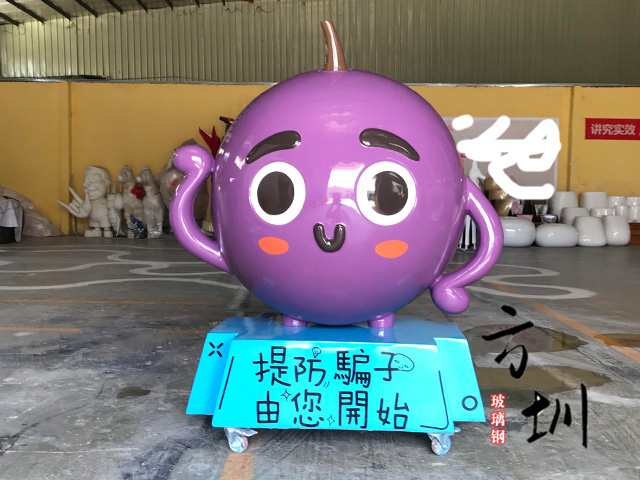 玻璃鋼創意卡通宣傳雕塑