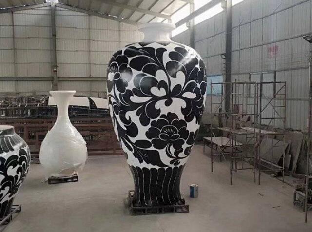 玻璃鋼玻璃鋼花瓶子雕塑