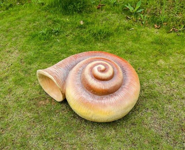 海洋生物玻璃鋼海蝸牛雕塑